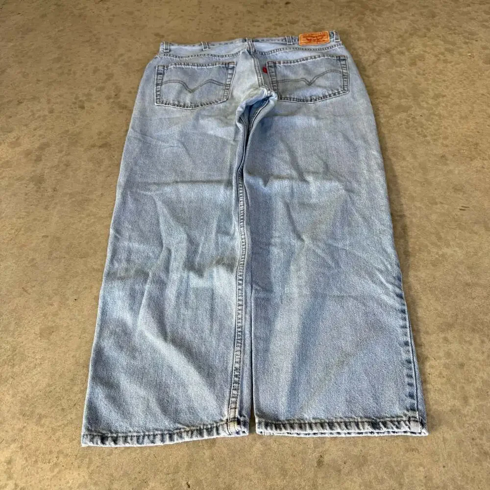 Y2K Levi's 550 Baggy Skater Grunge Light Wash Denim Jeans